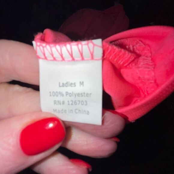 Brooks Rock N Roll marathon series florescent pink long sleeve top M - Picture 5 of 5